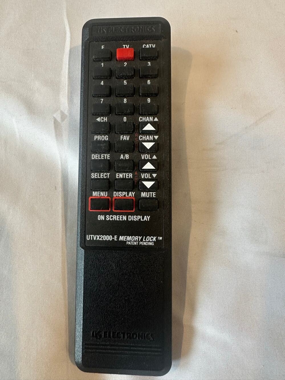 Vintage Genesis Electronics UTVX2000-E TV Cable Box Remote Control Tested